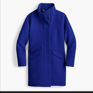 J. Crew Brunswick Blue  Cocoon Coat